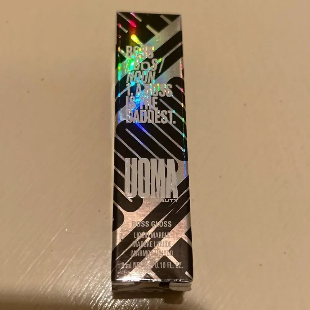 UOMA Beauty Boss Liquid Marble Lip Gloss Shade Cray Cray Magenta New